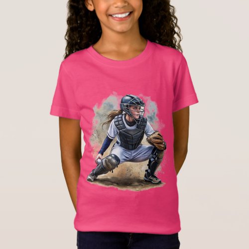 Behind the Plate A Catchers Game T_Shirt