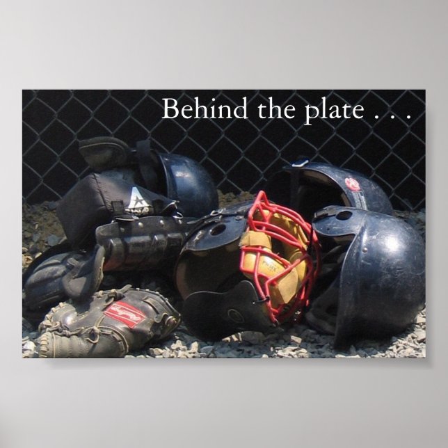 Behind the Plate Poster (Front)