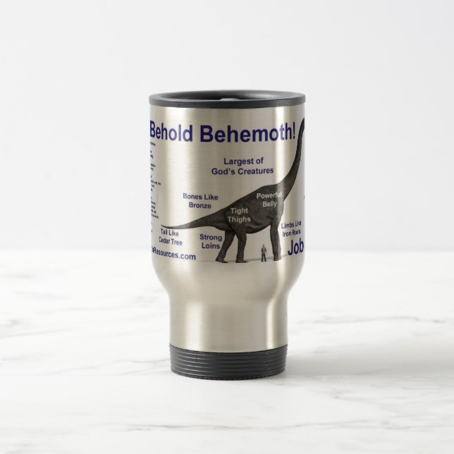 Behold Behemoth Travel Mug (Center)