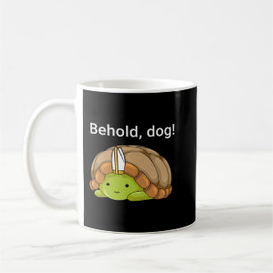 Behold Dog Funny Turtle Wearing A Priest Hat Coffee Mug