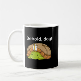 Behold Dog Funny Turtle Wearing A Priest Hat Coffee Mug