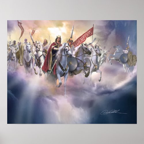 Behold He Comes by Danny Hahlbohm Poster