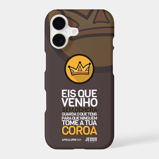 Behold, I am coming quickly Iphone Case (Back)