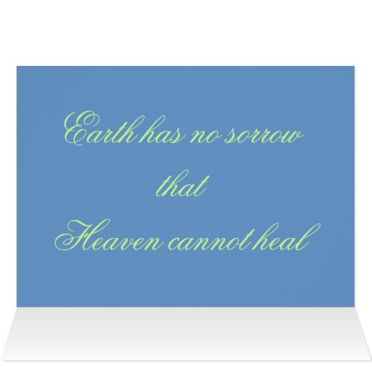 BEHOLD ... I BRING YOU COMFORT ... (Inside Horizontal (Top))