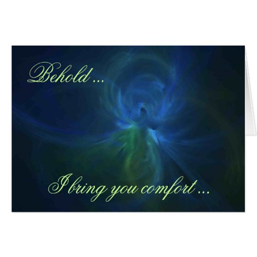 BEHOLD ... I BRING YOU COMFORT ... CARDS (Front Horizontal)