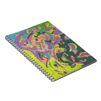 Behold, Original Abstract Notebook