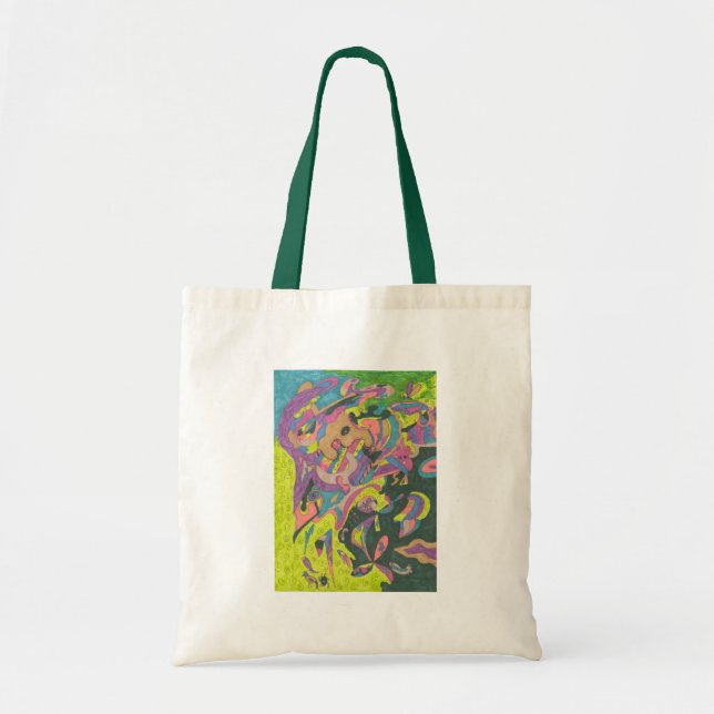 Behold, Original Abstract Tote Bag (Front)