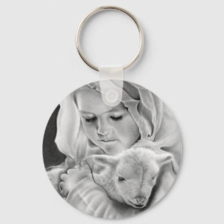 Behold the Lamb of God Keychain