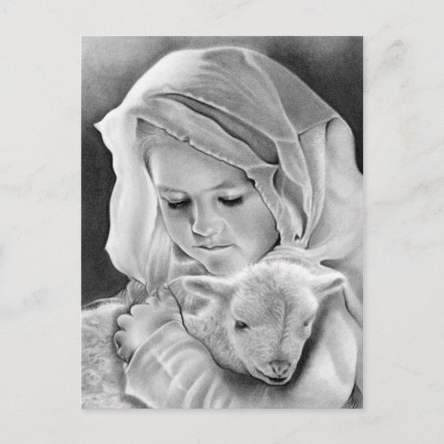 Behold the Lamb of God Postcard (Front)