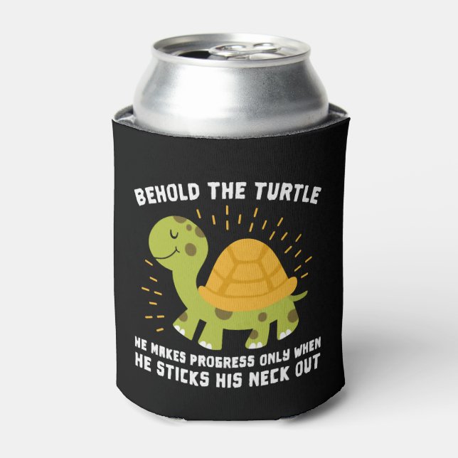 Behold The Turtle Turtles Can Cooler (Can Front)