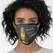 Behold Your Mother of Sorrows Face Mask (Worn Her)