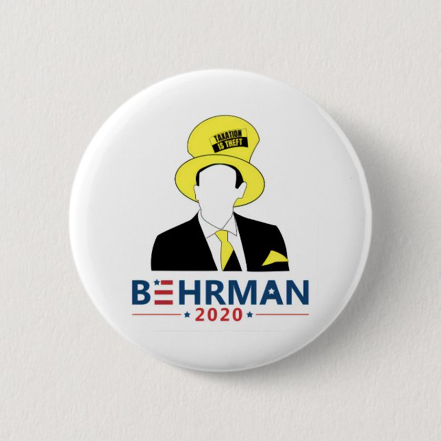 Behrman2020 Merch Button (Front)