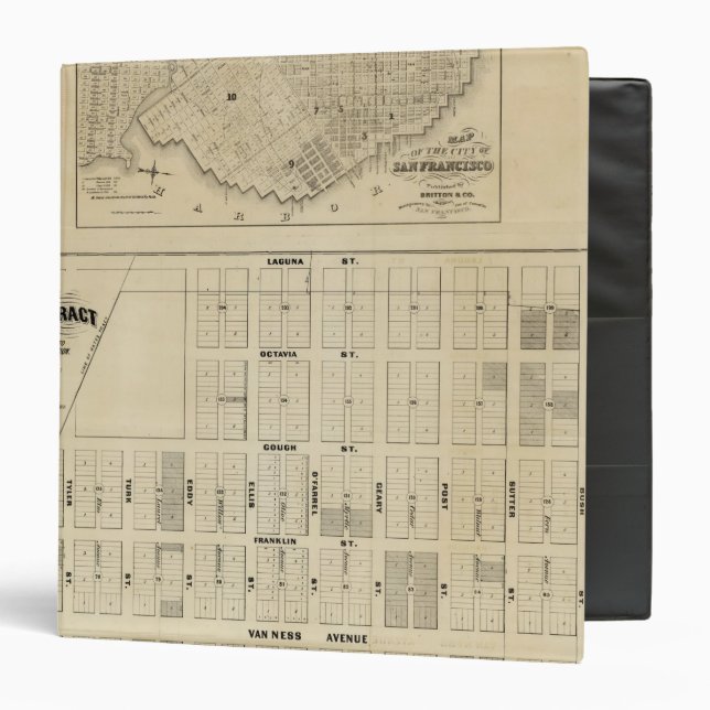 Beideman Tract, San Francisco 3 Ring Binder (Front/Inside)