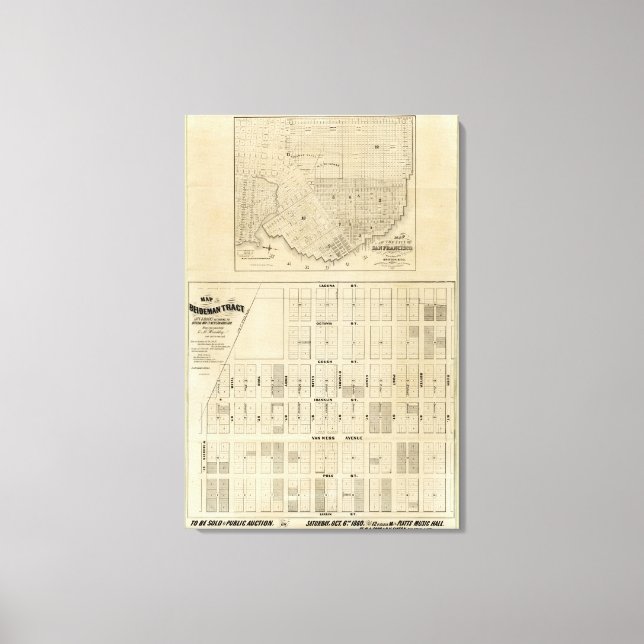 Beideman Tract, San Francisco Canvas Print (Front)