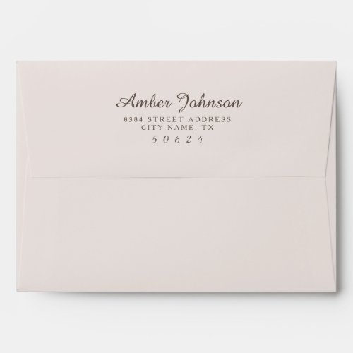 Beige 5 x 7 Pre_Addressed Envelopes