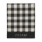 Beige and Black Buffalo Check Monogram