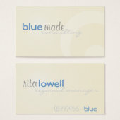 Beige and Blue (Front & Back)