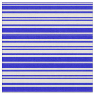 Beige and Blue Striped Pattern Fabric
