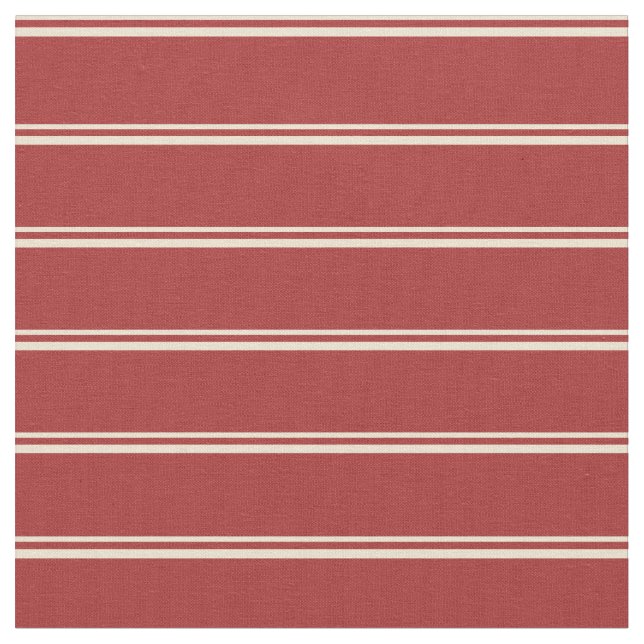 Beige and Brown Colored Lines Fabric (Close Up)