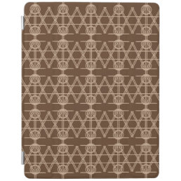 Beige and Brown Geometric pattern iPad Smart Cover