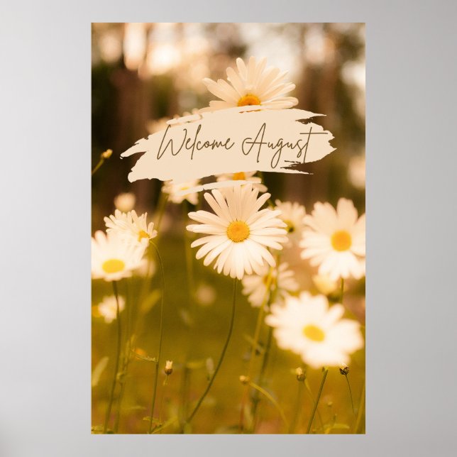 Beige and  Brown  Minimalist Nature  Welcome March Poster (Front)