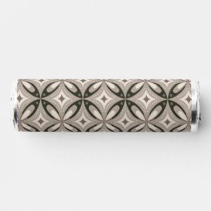 Beige and Brown Retro circular shapes Breath Savers® Mints