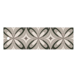 Beige and Brown Retro circular shapes Ruler