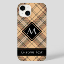 Beige and Brown Tartan Case-Mate iPhone 14 Case