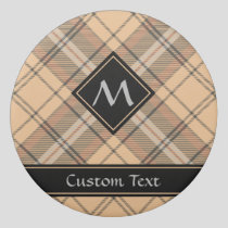 Beige and Brown Tartan Eraser