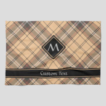 Beige and Brown Tartan Kitchen Towel