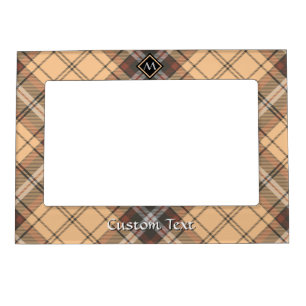Beige and Brown Tartan Magnetic Frame