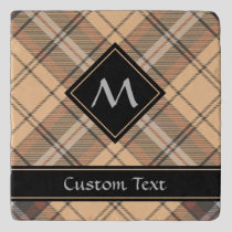 Beige and Brown Tartan Trivet