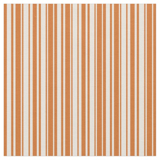 Beige and Chocolate Lines Pattern Fabric