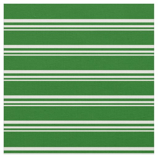 Beige and Dark Green Lines/Stripes Pattern Fabric