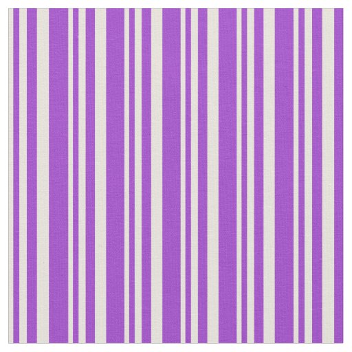 Beige and Dark Orchid Lined Pattern Fabric
