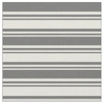 [ Thumbnail: Beige and Dim Grey Lines Fabric ]