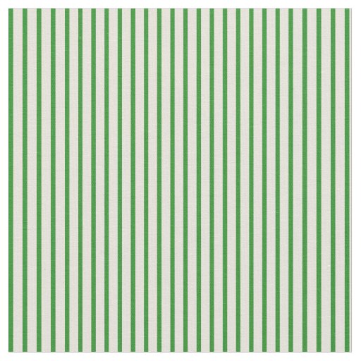 Beige and Forest Green Stripes Pattern Fabric