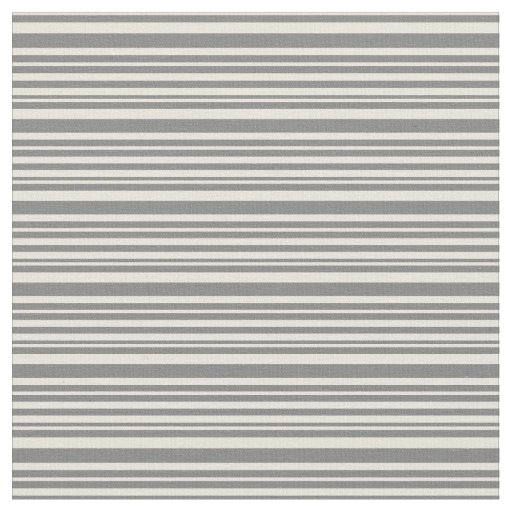 Beige and Gray Lined Pattern Fabric