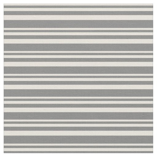 Beige and Grey Stripes Pattern Fabric