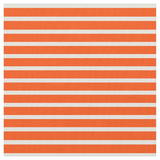 Beige and Red Lined Pattern Fabric (Close Up)