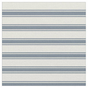 Beige and Slate Gray Colored Lines Pattern Fabric