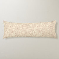 Beige And Tan Paisley Lace