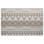 Beige And White Southwest Design Pattern Fabric