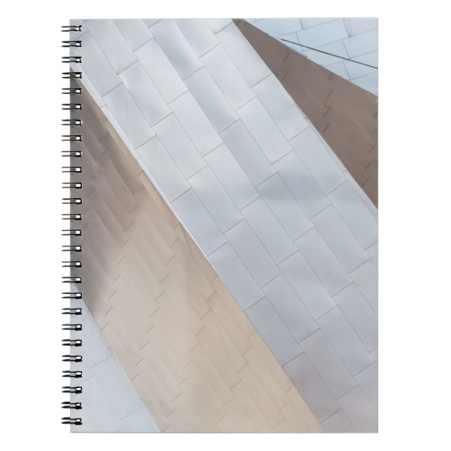 Beige and white surface notebook (Front)