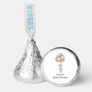 Beige Balloons Baby Shower Hershey®'s Kisses®