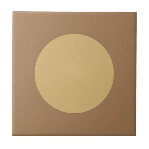 Beige Big Dot Ceramic Tile