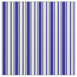 [ Thumbnail: Beige & Blue Striped/Lined Pattern Fabric ]