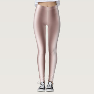 Beige Brown Blurred vertical stripes for curtain Leggings