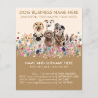 Beige Brown Botanical Dogs