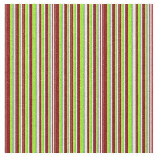 Beige, Brown, Maroon, Chartreuse & Dark Grey Fabric